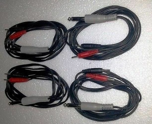 Electrotherapy Electrode Cable 4 Nos Lead Wires Cable for Dynoplus LCD Machine