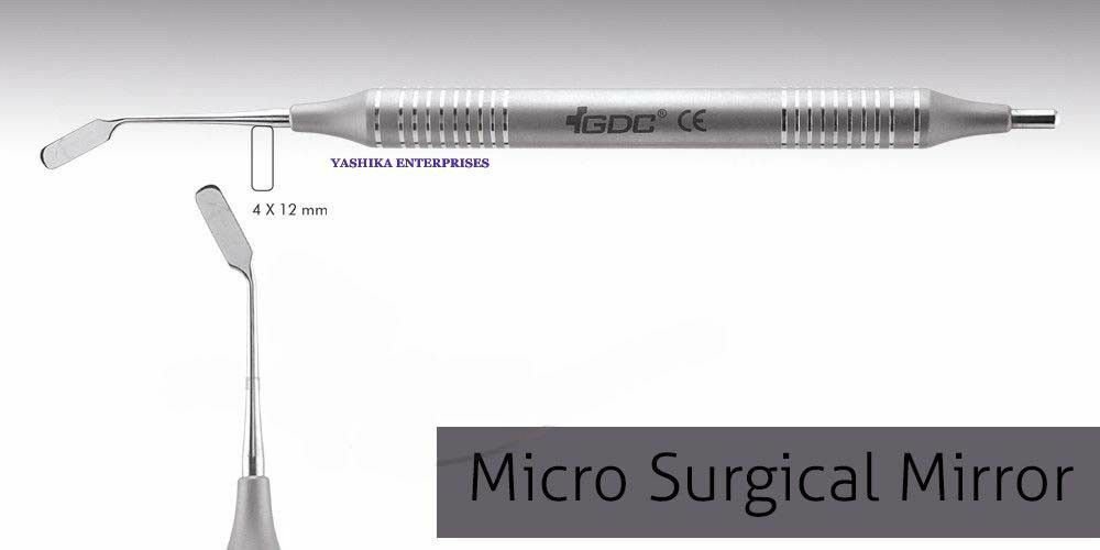 Dental MICRO SURGICAL MIRRORS Rectangular Mirror # Large # 4x12mm MM3 Tool NCB
