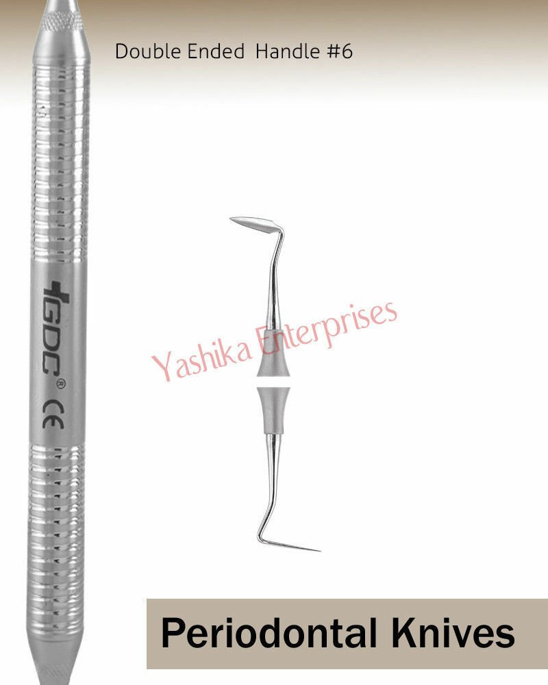 Dental Instrument PERIODONTAL KNIVES Buck Knife 100 % German Item #6 KB5/6 FGG