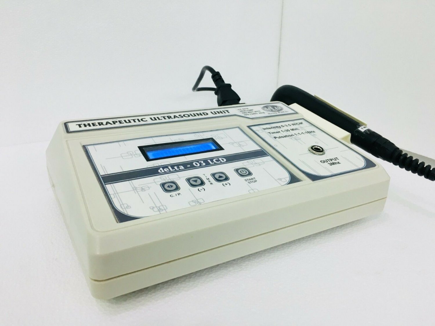 Ultrasound Therapy Pain Relief 3Mhz Physiotherapy Portable Machine Free Shipping