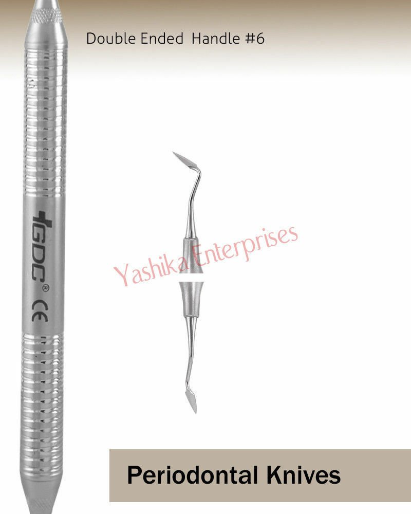 Dental Instrument PERIODONTAL KNIVES GDC GoldMan Fox Knife #6 KGF11