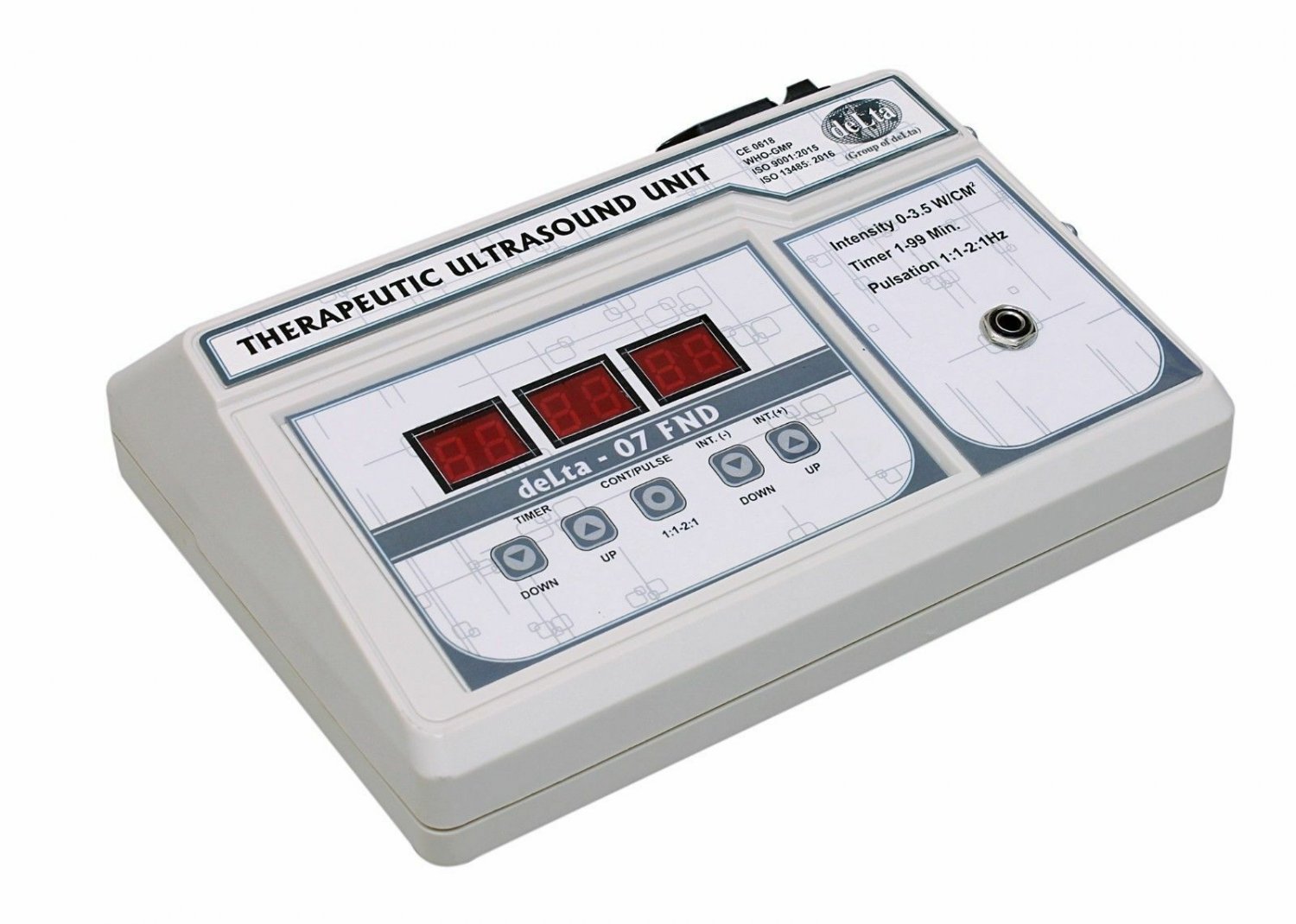 New Original 1 mhz Ultrasound Ultrasonic therapy machine therapeutic UT01mhz