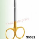 Dental Instrument SCISSORS Iris TC Stainless Steel # Straight (11.5cm) S5082 QER