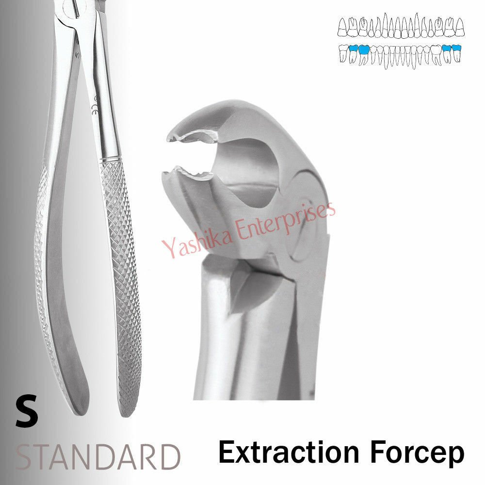 Dental EXTRACTION FORCEPS Lower Molars # 22 Standard FX22S Forceps Tool JHTC