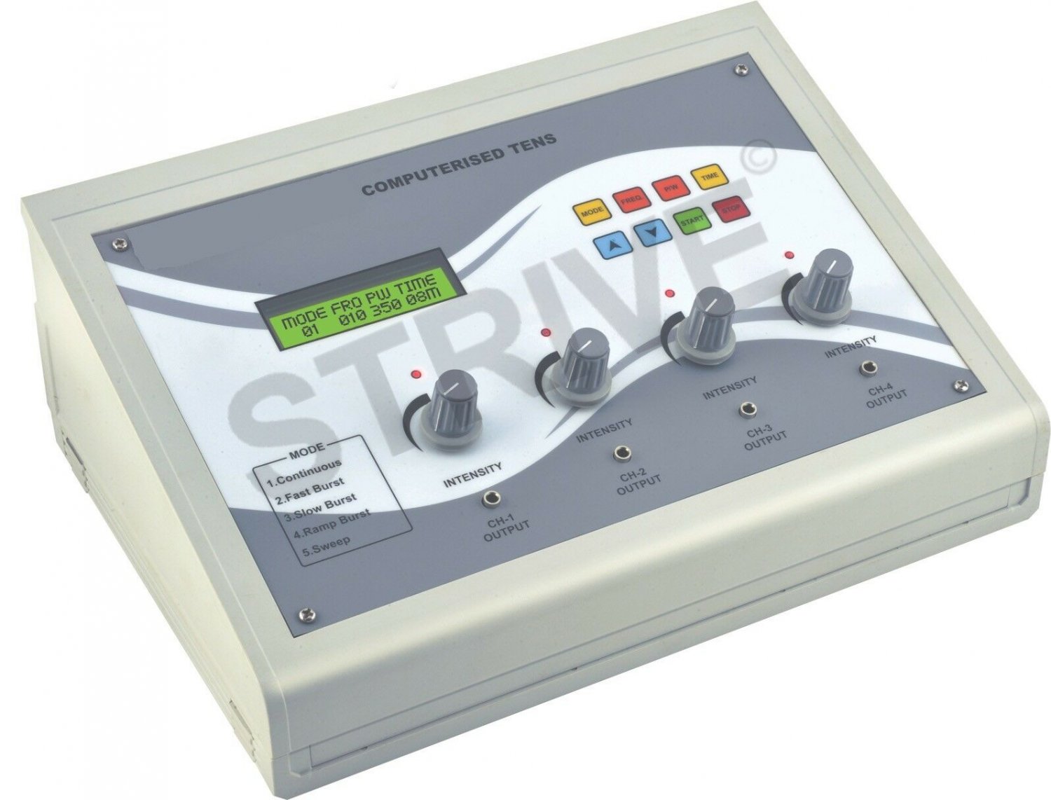 Advanced 4 channel Electrotherapy Machine Pulse Massage New Professional Unit