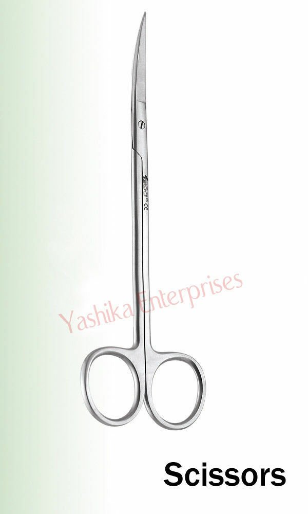 Dental Instrument SCISSORS Kelly # Curved (16cm) 100 % German Item S1 UMNH