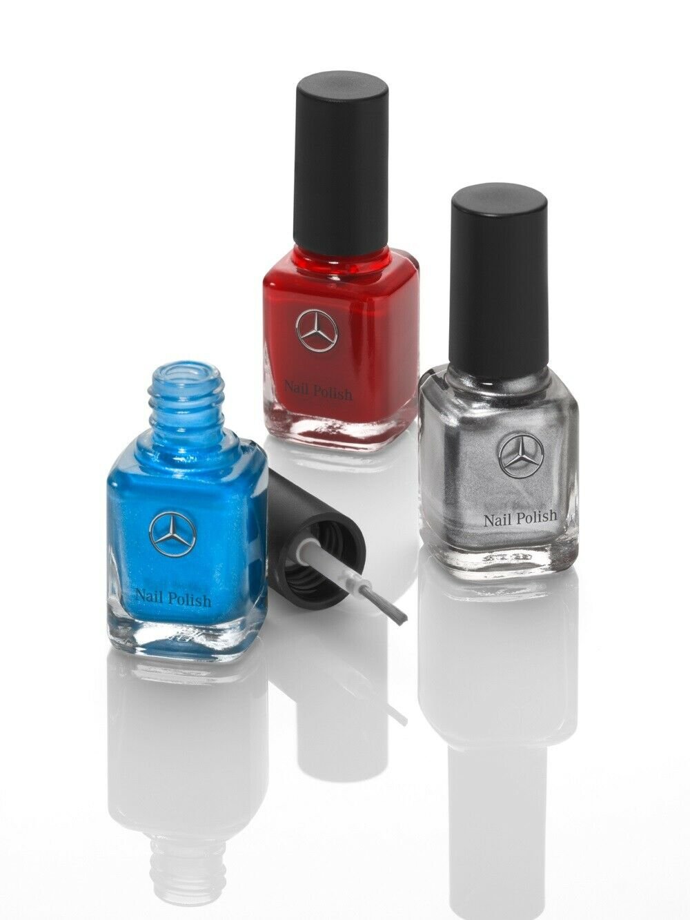 Mercedes Benz Nail Polish Lacquer, set of 3, Genuine