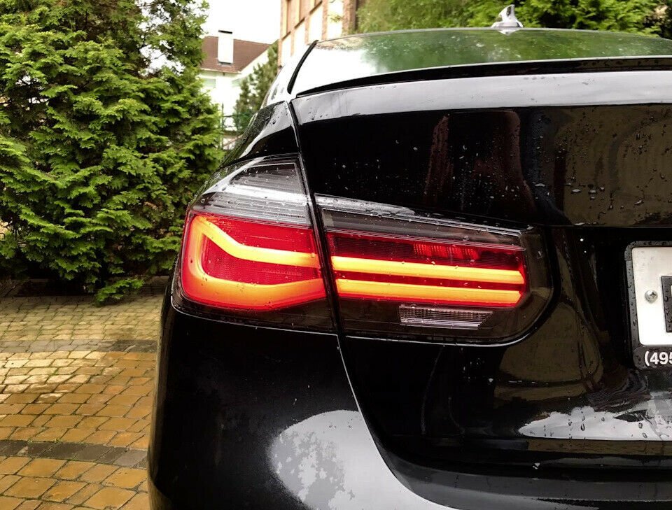 BMW 63212450105 M Performance Blackline Tail Lights Set F30 F80, OE (Genuine)