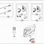 Mercedes-Benz LED STAR Projector Front Door, OE Genuine FREE UPS EXPRESS!