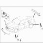 Mercedes-Benz Electrical Cable Wiring Harness For illuminated star, OE (Genuine)