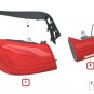 BMW Taillights Tail Lights Set LED 4 Series F32 F33 F36 F83 M4 LCI, OE (Genuine)