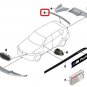 BMW 51622284954 M Performance Roof Spoiler Gloss Black X5 F15 OE GENUINE