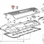 BMW Engine Cylinder Valve Cover Trim Caps Set of 4 M54 E39 E46 E53 OE (GENUINE)