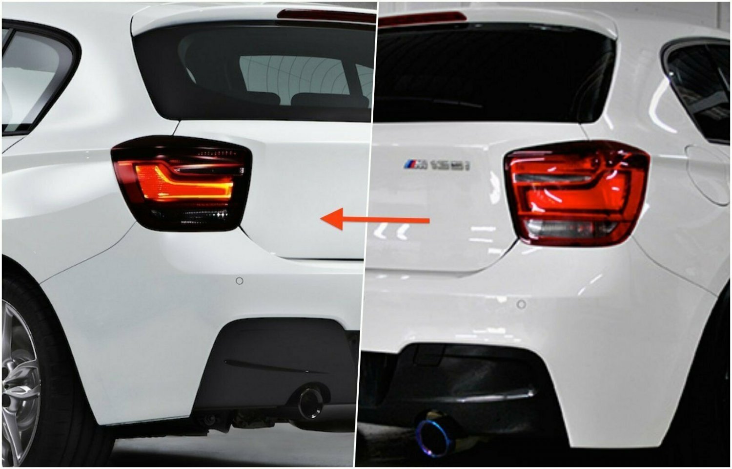 BMW 63212225422 M Performance Black Line Tail Light Set LHD F20 F21 OE