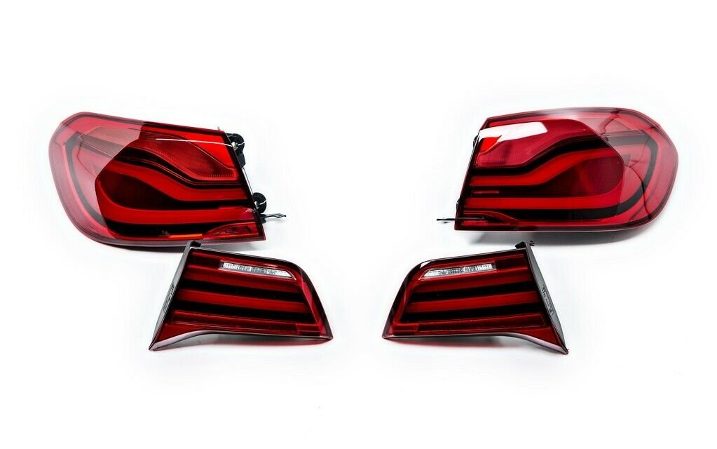 BMW Taillights Tail Lights Set LED 4 Series F82 M4 Coupe LCI, OE (Genuine)
