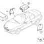 BMW 65776975688 Airbag ECU with Gateway Module, OE GENUINE