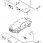 Audi 4F1971095AG Wiring Set for Parking Sensors, front, A6, A6Q, OE (Genuine)