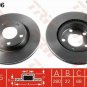 TRW DF2806 Brake Disc for AUDI, SEAT, VW