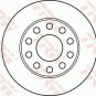 TRW DF4186 Brake Disc for AUDI, SEAT