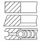 GOETZE 08-433100-00 Piston Ring Kit for AUDI, VW