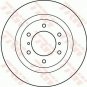 TRW DF4943S Brake Disc for MITSUBISHI
