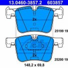 ATE 13.0460-3857.2 Brake Pad Set, disc brake for BMW