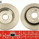 TRW DF6112 Brake Disc for OPEL, SAAB