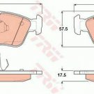 TRW GDB1348 Brake Pad Set, disc brake for ALPINA, BMW