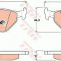 TRW GDB1344 Brake Pad Set, disc brake for ALPINA, BMW, MG, ROVER, SAAB