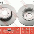 TRW DF6476S Brake Disc for BMW