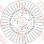 TRW DF6476S Brake Disc for BMW