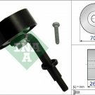 INA 531078310 Tensioner Pulley, v-ribbed belt for BMW