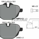 TEXTAR 2456101 Brake Pad Set, disc brake for BMW