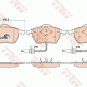 TRW GDB1307 Brake Pad Set, disc brake for AUDI, SEAT, SKODA, VW