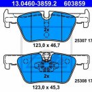 ATE 13.0460-3859.2 Brake Pad Set, disc brake for BMW