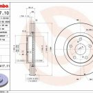 BREMBO 09.A417.11 Brake Disc for LEXUS, TOYOTA