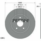 TEXTAR 92156503 Brake Disc for SUZUKI