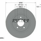 TEXTAR 92160103 Brake Disc for AUDI