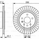 BOSCH 0986479394 Brake Disc for OPEL