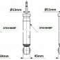 MONROE 376194SP Shock Absorber for AUDI, SEAT, SKODA, VW