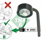 INA 531079010 Tensioner Pulley, v-ribbed belt for BMW, LAND ROVER, OPEL