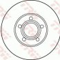 TRW DF2652 Brake Disc for AUDI, SEAT, SKODA, VW