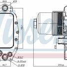 NISSENS 90948 Oil Cooler, engine oil for CITROËN, JAGUAR, LAND ROVER, PEUGEOT