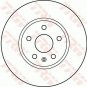 TRW DF4996S Brake Disc for CHEVROLET, OPEL, SAAB