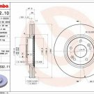 BREMBO 09.A532.11 Brake Disc for HYUNDAI, KIA