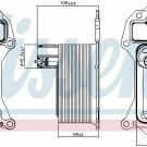 NISSENS 90901 Oil Cooler, engine oil for BMW