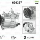 VALEO 699357 Compressor, air conditioning for AUDI, PROTON, SEAT, SKODA, VW