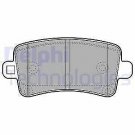 DELPHI LP2084 Brake Pad Set, disc brake for CHEVROLET, OPEL, SAAB