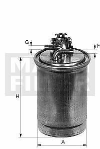 MANN WK735/1 Fuel filter for AUDI