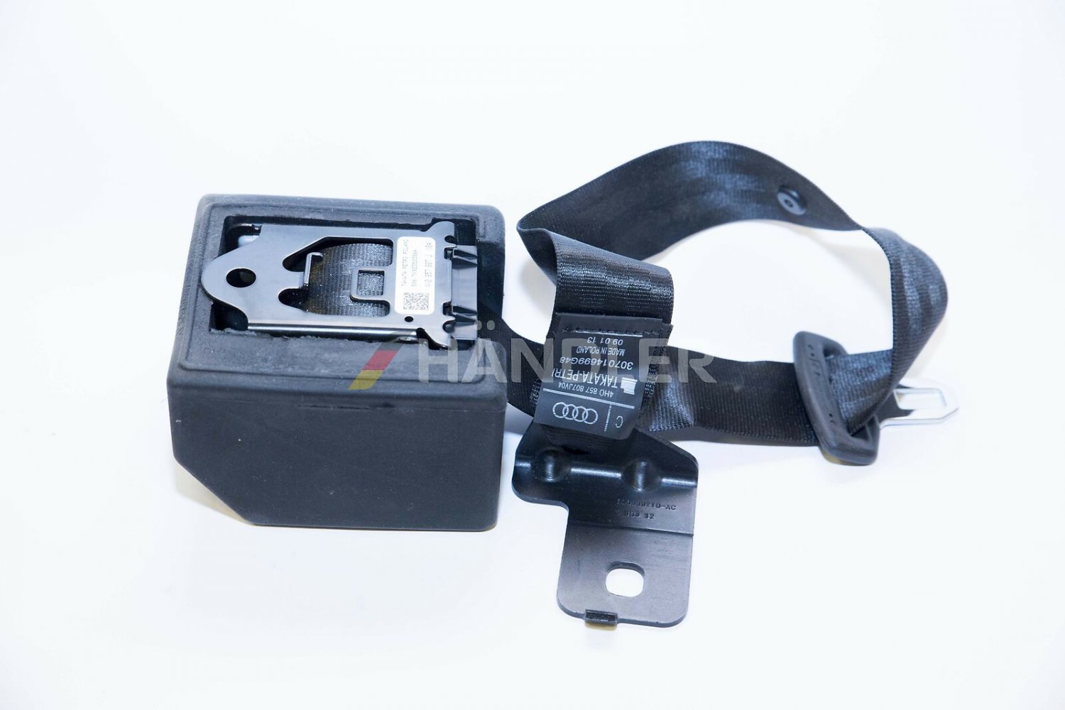 Audi 4H0857807J V04 Three-Point Safety Seat Belt Rear Middle A8, OE (Genuine)